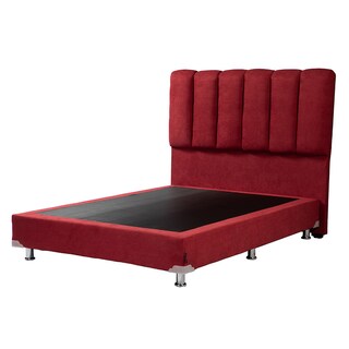 Foto 3 | Foto 3 | Cabecera Dicasa Kami color Rojo + Box Dicasa Queen Size