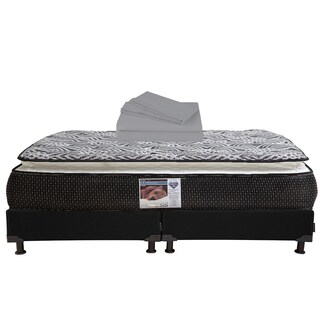 Foto 1 | Foto 1 | Colchon Spring Air Omega +box Dicasa Black King Size +sabanas