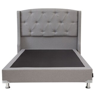 Foto 3 | Foto 3 | Cabecera Dicasa Zefyr cColor Gris + Colchón Restonic Nautilus + Box Dicasa Matrimonial