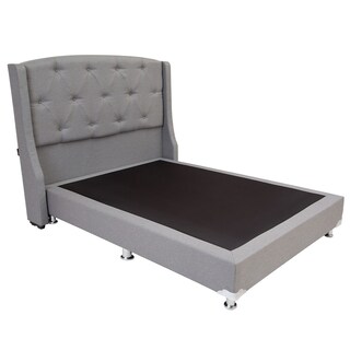 Foto 4 | Foto 4 | Cabecera Dicasa Zefyr cColor Gris + Colchón Restonic Nautilus + Box Dicasa Matrimonial