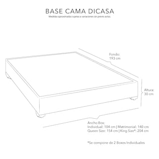 Foto 5 | Foto 5 | Base Cama Dicasa Nizzo Color Plata Individual