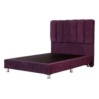 Foto 3 | Foto 3 | Cabecera Dicasa Kami Morado + Box Dicasa Velvet Morado Matrimonial