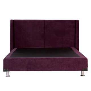 Foto 2 | Foto 2 | Cabecera Dicasa Milán Color Morado +Box Dicasa Velvet Color Morado Queen Size