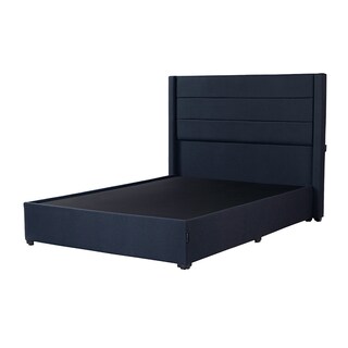 Foto 2 | Foto 2 | Cabecera Dicasa Lugo Azul+Base Cama Dicasa Orlando Azul Matrimonial
