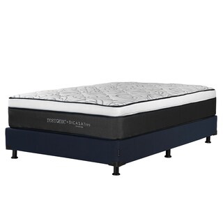 Foto 2 | Foto 2 | Colchón Dicasa Trini más Box Dicasa Orly Matrimonial más Almohada Oso más Protector de Colchón más Sábanas más Edredón