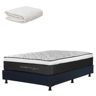 Foto 1 | Foto 1 | Colchón Dicasa Trini + Box Orly Queen Size + Protector de Colchón