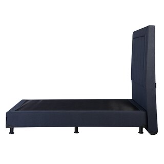 Foto 2 | Foto 2 | Cabecera Dicasa Davos Azul + Box Dicasa Orly Azul King Size