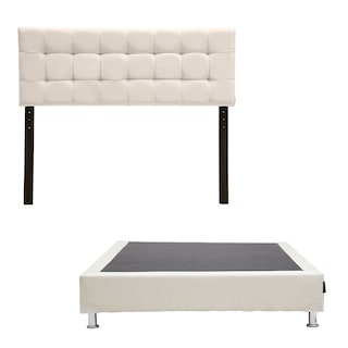 Foto 1 | Foto 1 | Cabecera Dicasa Catania Color Beige+box Dicasa Color Beige Queen Size