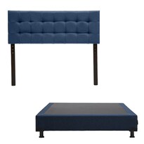 Cabecera Dicasa Catania Color Azul+box Dicasa Color Azul Individual