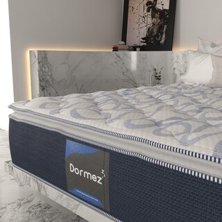 Foto 5 | Foto 5 | Cama Matrimonial Dormez Ortopédico + Box Gris Tapizado