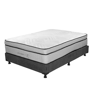 Foto 3 | Foto 3 | Colchon Restonic Lipa + Box Dicasa Queen Size + Protector Cloud