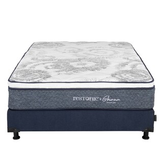 Foto 2 | Foto 2 | Colchón Restonic Ghana + Box Dicasa Matrimonial + Protector Cloud