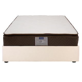 Foto 1 | Foto 1 | Colchón Restonic Nautilus Queen Size + Base Cama Dicasa Queen Size Color Beige Claro