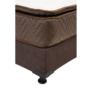 Foto 3 | Foto 3 | Colchón Restonic Nautilus Queen Size+box Dicasa Color Chocolate+ 2 Almohada Oso+sábanas