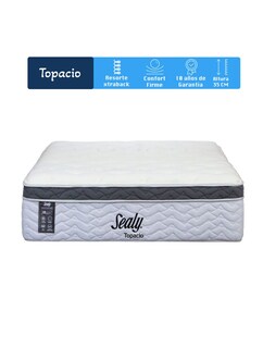 Foto 2 | Foto 2 | Colchón Sealy Topacio Matrimonial+ Box