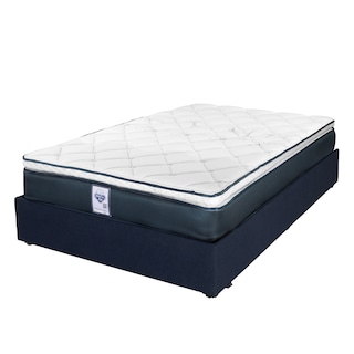 Foto 2 | Foto 2 | Colchón Spring Air Monaco Base Color Azul Marino Individual + Base Cama
