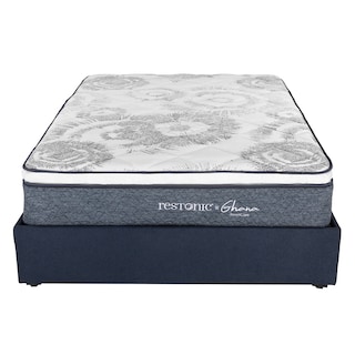 Foto 1 | Foto 1 | Colchón Restonic Ghana Base Color Azul Marino Individual + Base Cama