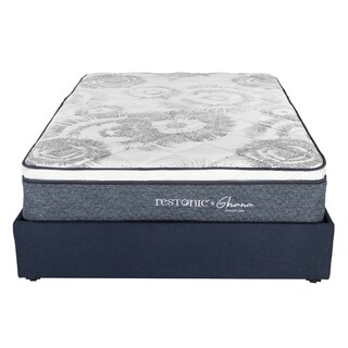 Foto 1 | Foto 1 | Colchón Restonic Ghana Base Color Azul Marino Queen Size + Base Cama