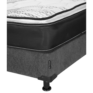 Foto 3 | Foto 3 | Colchón Spring Air Premier Color Gris Carbon Matrimonial + Box + Almohada 2pack