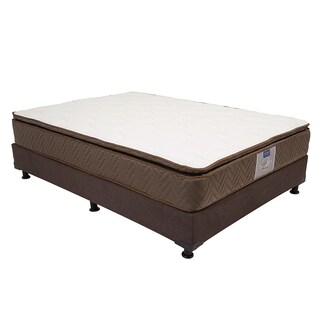 Foto 2 | Foto 2 | Colchón Restonic Nautilus Color Café Individual+box+almohada 2pack+protector Cloud+sabanas Softy+edredon Homy