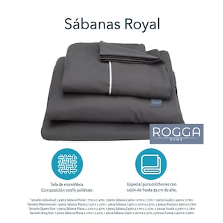 Foto 8 | Foto 8 | Colchón Spring Air Alaska + Box Color Negro + Almohada Royal + Protector Lux + Sábanas Royal Queen Size