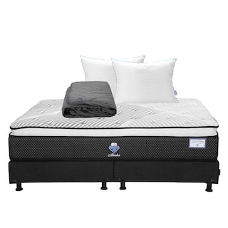 Foto 1 | Foto 1 | Colchón Spring Air Alaska King Size + Box + Almohadas Royal Twin + Protector Lux