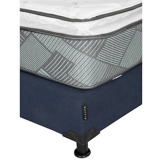 Foto 4 | Foto 4 | Colchón Spring Air Baggio Color Azul Matrimonial + Box + Almohada 2pack