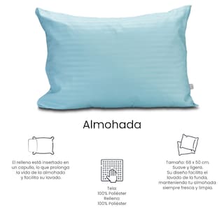 Foto 6 | Foto 6 | Colchón Spring Air Alaska Color Blanco King Size + Box Dicasa Negro + 2 Almohadas Trinity + Sábanas Trinity