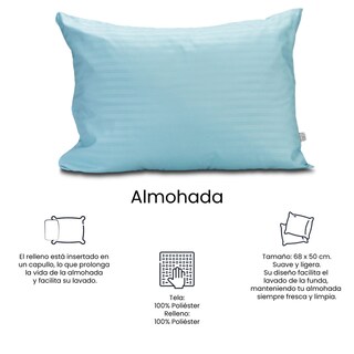 Foto 5 | Foto 5 | Colchón Spring Air Prestige Color Gris Individual + Box Dicasa Gris + 2 Almohadas Trinity + Sábanas Trinity