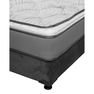 Foto 5 | Foto 5 | Colchón Spring Air Prestige Color Gris Individual + Box Dicasa Gris + Sábanas Basic