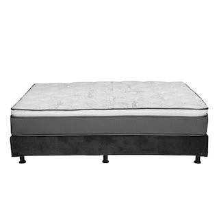 Foto 5 | Foto 5 | Colchón Spring Air Prestige Color Gris King Size + Box Gris + 2 Almohadas Osos