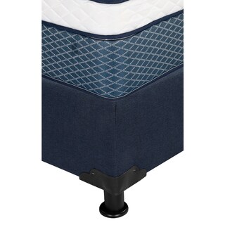 Foto 4 | Foto 4 | Colchón Spring Air Cantabria Color Azul Matrimonial + Box Dicasa Azul + 2 Almohadas Trinity