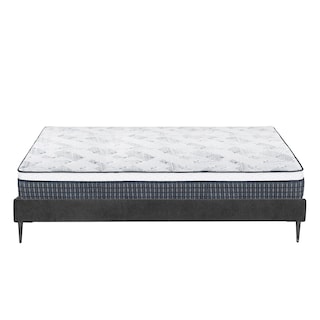 Foto 4 | Foto 4 | Colchón Spring Air Cardona Slim Color Gris Carbon Queen Size + Base Cama Slim
