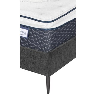 Foto 3 | Foto 3 | Colchón Spring Air Dover Slim Color Gris Carbon Matrimonial + Base Cama Slim