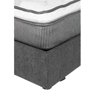 Foto 3 | Foto 3 | Colchón Srpring Air Phantom King Size + Base Cama Gris Carbon + Protector Cloud + Sábanas Softy + Edredón Homy