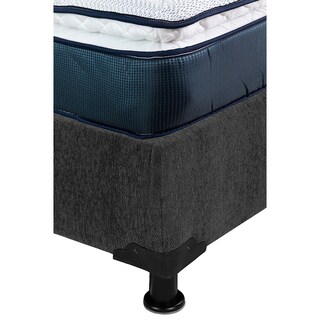 Foto 4 | Foto 4 | Colchón Spring Air Mónaco Matrimonial + Box Color Gris + 2 Almohadas Osos + Protector Ultra + Sábanas Basic