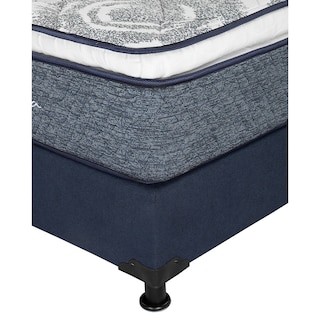 Foto 4 | Foto 4 | Colchón Restonic Ghana + Box Dicasa Color Azul Matrimonial + Almohada Trinity + Sábanas Trinity + Protector Trinity