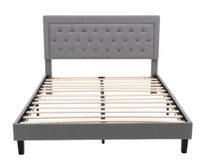 Foto 3 | Foto 3 | Colchón Individual + Cama Gris | Set Cloud Pro Linen | Cama Completa