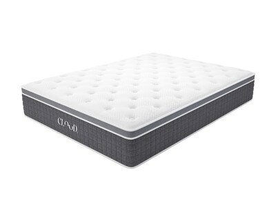 Foto 5 | Foto 5 | Colchón Matrimonial + Cama Gris| Set Cloud Pro Cambridge | Cama Completa