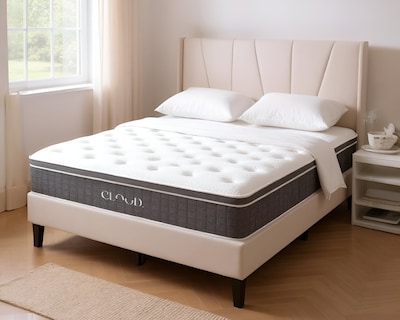 Foto 2 | Foto 2 | Colchón Individual + Cama Beige | Set Cloud Pro Cambridge | Cama Completa