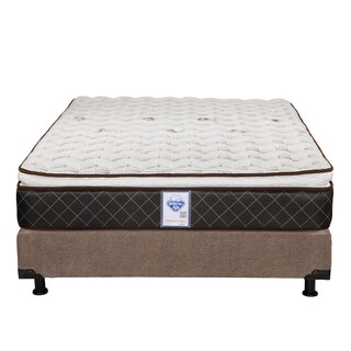 Foto 2 | Foto 2 | Colchón Spring Air Minesota + Box Dicasa Color Café Individual + Almohada Trinity + Protector Trinity + Sábanas Trinity