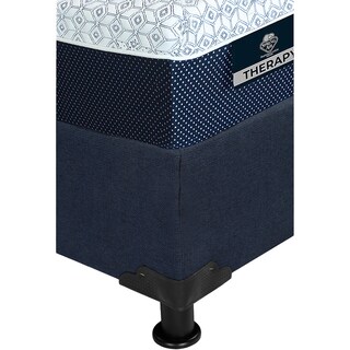 Foto 4 | Foto 4 | Colchón Spring Air Therapy + Box Dicasa Color Azul Matrimonial + Almohada Trinity + Protector Trinity + Sábanas Trinity