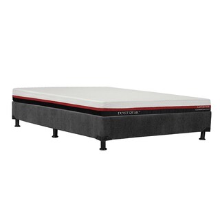 Foto 3 | Foto 3 | Colchón Restonic Roll + Box Dicasa Color Gris Queen Size + 2 Almohadas Trinity + Protector Trinity