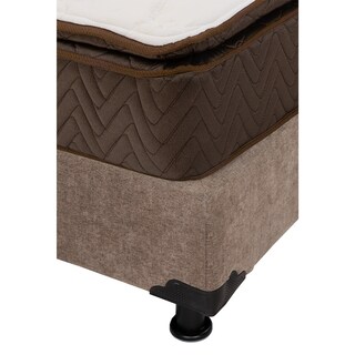 Foto 4 | Foto 4 | Colchón Restonic Nautilus + Box Dicasa Café King Size + 2 Almohadas Trinity + Protector Trinity