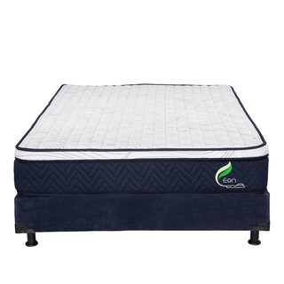 Foto 2 | Foto 2 | Colchón Restonic Eon + Box Dicasa Azul Queen Size + Almohada Osos + Protector Ultra + Sábanas Basic