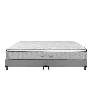 Foto 2 | Foto 2 | Colchón Restonic Vail + Box Dicasa Gris King Size + 2 Almohadas Trinity