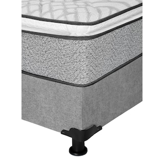 Foto 4 | Foto 4 | Colchón Restonic Vail + Box Dicasa Gris King Size + 2 Almohadas Trinity