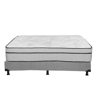 Foto 5 | Foto 5 | Colchón Restonic Lipa + Box Dicasa Color Gris King Size + 2 Almohadas Trinity