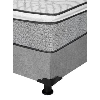 Foto 4 | Foto 4 | Colchón Restonic Vail + Box Dicasa Color Gris Queen Size + Sábanas Trinity