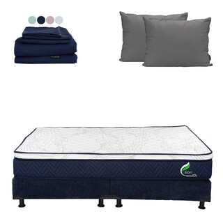 Foto 1 | Foto 1 | Colchón Dicasa Eon King Size + Box Dicasa + Almohada 2pack + Sábanas Softy